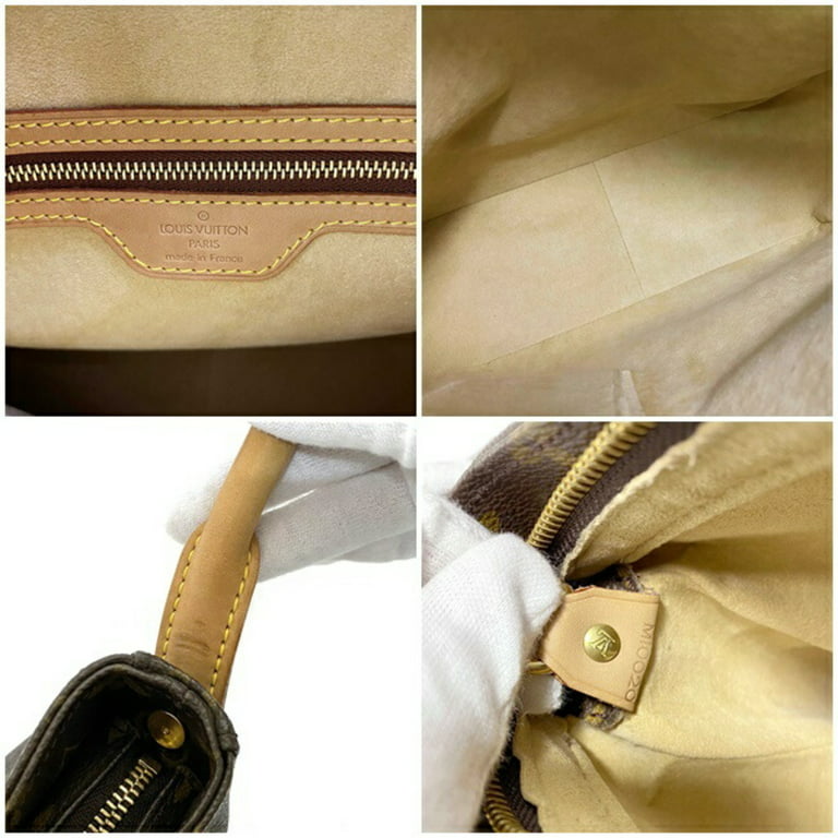 Louis vuitton bag with the brown and light brown monogram on one