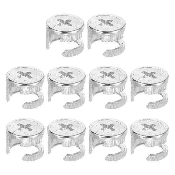 Cam Lock Nut for Furniture, 10pack 14.6x11.5mm Joint Connector Locking Nuts Furniture Connecting Cam Fittings