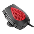 thumbnail image 4 of Ventilador calefactor portátil para coche de 24 V, accesorio práctico para desempañar y desempañar, color rojo y negro, 4 of 10