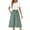 E-White Green, variant on UVN Summer Dresses for Women Short Sleeve Ribbed Casual Midi Dress Ladies Floral Print Sundress with Pockets