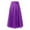 A-Dark Purple133, variant on XIAONU Women's Tulle Midi Skirt Mesh Flowy Voluminous Skirts Elegant Evening Wedding Trendy Skirt