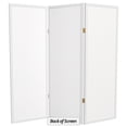thumbnail image 7 of Red Lantern 4 ft. Short Window Pane Shoji Screen - White - 3 Panels, 7 of 7