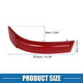 thumbnail image 6 of Rear Bumper Reflector Light 1648201174 for Mercedes-Benz GL550 Base Sport Utility ABS Red Gray 1 Pair, 6 of 6