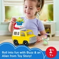thumbnail image 2 of Fisher-Price Little People Disney & Pixar Toy Story Pizza Planet Truck & Buzz Lightyear Toy, 2 of 6