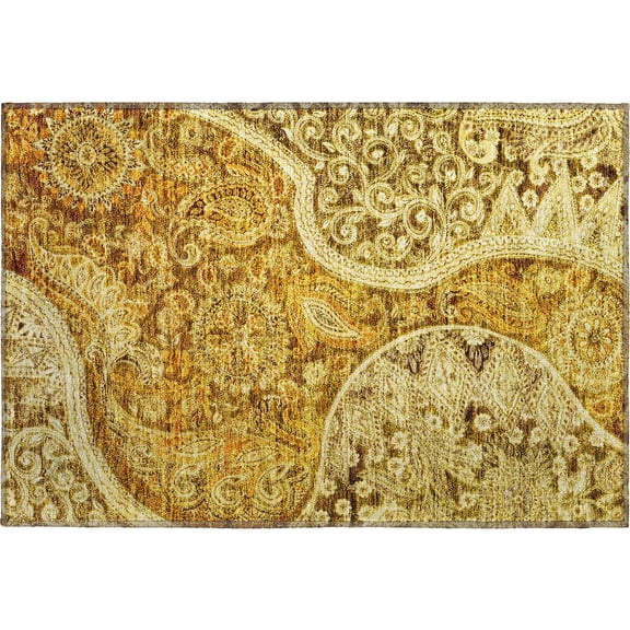 Dalyn Rugs Premium Machine Washable Mayfield AMF1078 Terracotta 1'8" x 2'6" Rug