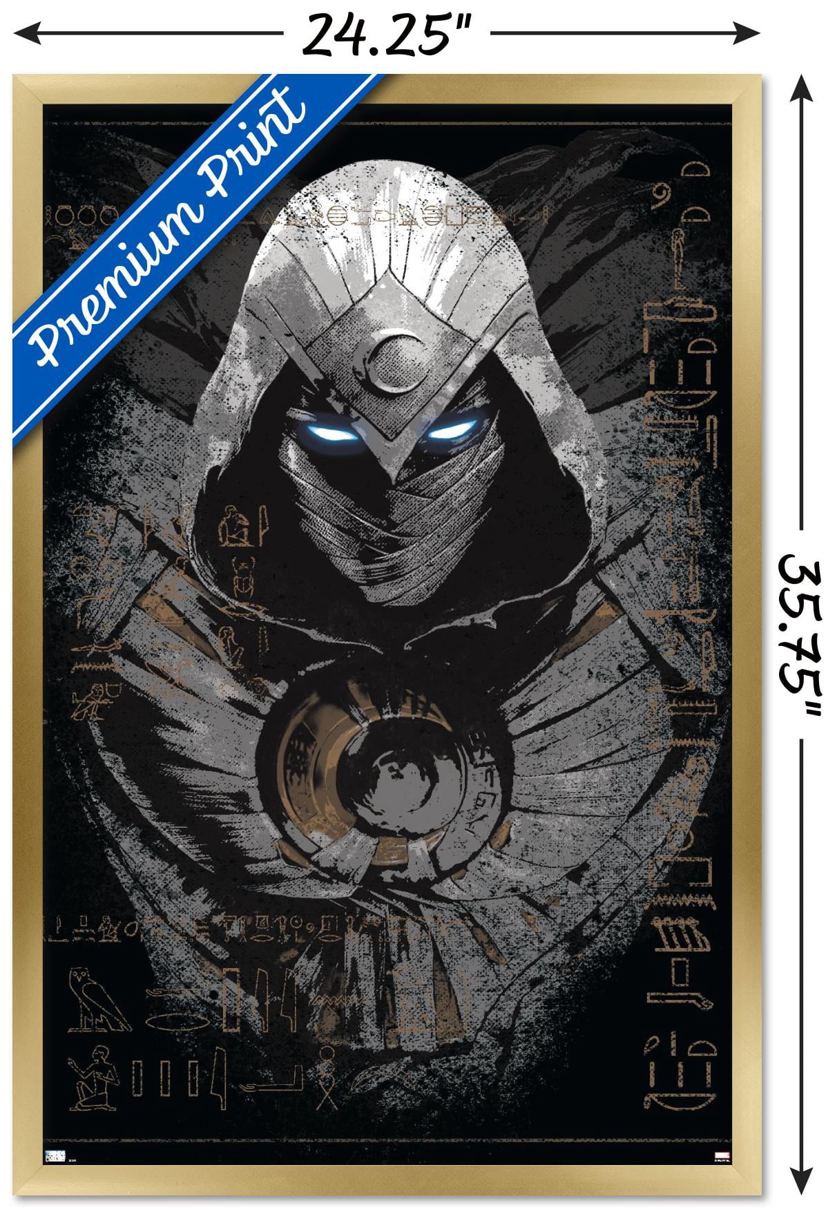 Marvel Moon Knight - Close-Up Wall Poster, 22.375" x 34" Framed