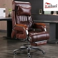 thumbnail image 3 of Kanbani Cowhide Boss Executive Business Office Chair Reclining Massage  Comfortable Sedentary Chair Free Shipping My Lux Decor Round, 3 of 16