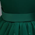 thumbnail image 5 of V-Back Satin Flower Girl Dress Toddler Communion Gown Formal Dresses, 5 of 6