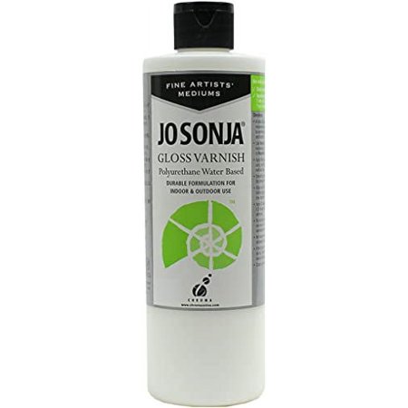 Jo Sonja Polyurethane Varnish Gloss 8oz Bottle - Three Pack