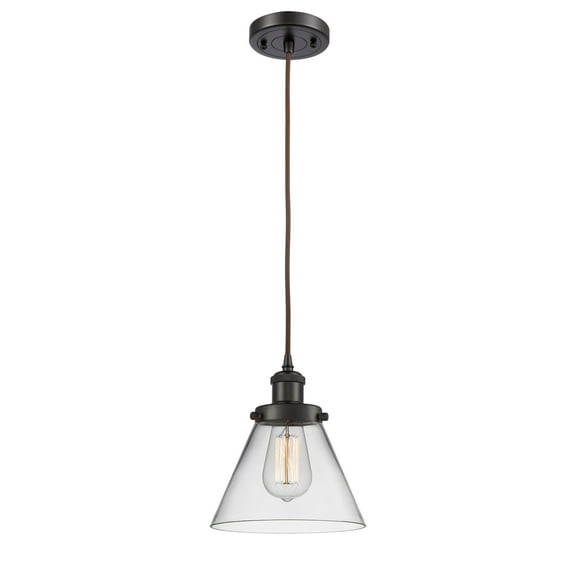 Innovations Lighting - Large Cone-1 Light Mini Pendant in Industrial Style-8
