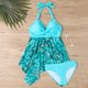 thumbnail image 5 of Traje de baño para mujer Traje de baño dividido con estampado grande para mujer Falda de bikini Traje de baño dividido Trajes de baño para mujer, 5 of 6
