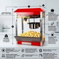 thumbnail image 3 of Commercial Popcorn Machine, Countertop Popcorn Maker, Popcorn Popper, 1300 W, 304 Stainless Steel, 48 Cups per Batch, Steel Frame, Theater Style Popper for Cinemas, 3 of 16