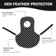 thumbnail image 3 of YSNOOWE 1Ud Delantal Para Gallinas Negro Protector De Plumas Durante Y Apareamiento, 3 of 6