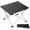 Black, variant on Portable Beach Table for Sand with Aluminum Table Top, Folding Camping Table Easy to Carry, Prefect for Outdoor, Picnic, BBQ, Cooking, Festival, Beach, Home (Pink-S)