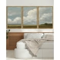 thumbnail image 6 of Drsoum Large 24x36in3pcs Natural Framed Vintage Grassland Wilderness Desert Wall Prints Classic Retro Farmhouse Landscape Wall Art Rustic Decorations for Living room Bedroom, 6 of 6