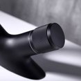 thumbnail image 3 of Single Hole Waterfall Basin Faucet, Brass Bathroom Sink Faucet, Luxury Design Bathtub Sink Faucet (Black, 18 x 13cm), 3 of 4