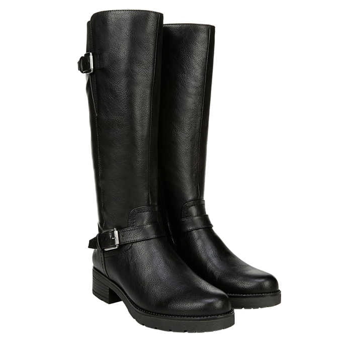 New Natural Soul Womens Variant Riding Boots-Black  180T p 