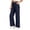 Navy, variant on Grblisyd Girls Uniform Pants Kids Stretchy High Waisted Straight Leg Flare Dress Pant with Pockets Size 5-13 Years