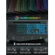 thumbnail image 2 of Combo inalámbrico de teclado y ratón SABLUTE, recargable, negro, 2 of 8