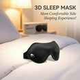 thumbnail image 4 of FACEMOON 100% Blackout Sleep Mask for Side Sleepers Zero Pressure 3D Design Eyelash Friendly Breathable Comfort, 4 of 8