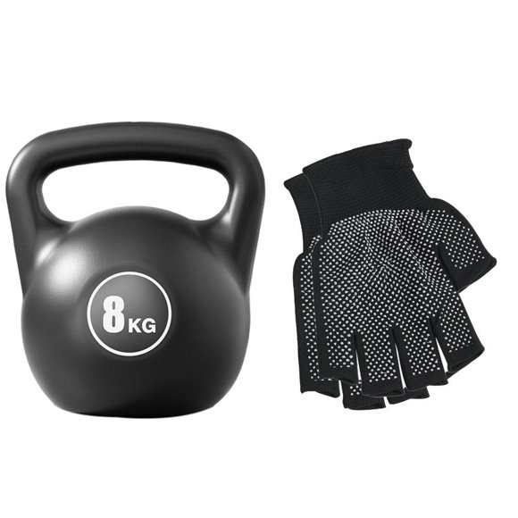 liraijei Kettle Dumbbells Fitness 2-8kg Pink Blue SoftKettlebells AU Deep Squat J1F7