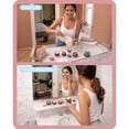 thumbnail image 3 of Bliss Travel Jars Set - 5 Piece Refillable Travel Size Containers with Lid and Spatula for Toiletries, Liquid, Creams, 3 of 7