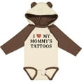 thumbnail image 3 of Inktastic I Love My Mommy's Tattoos Boys or Girls Long Sleeve Baby Bodysuit, 3 of 5