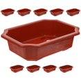 thumbnail image 2 of 10Pcs Bonsai Training Pots Rectangular Plastic Growing Pot Bonsai Succulent Planter Pot Flower Holder Container for Home Office Balcony Garden Yard Da, 2 of 5