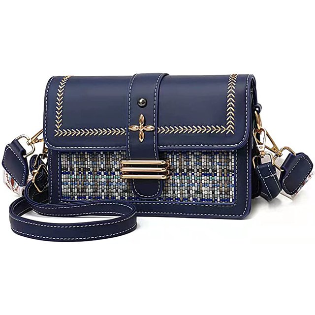 Bolso de hombro de cuero para mujer - Bolso pequeño de moda ACTIVE Biensenido a ACTIVE