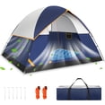 thumbnail image 4 of HOTEEL 4 Person Tents for Camping Dome Tent, Waterproof,Spacious, Lightweight Portable Backpacking Tent for Outdoor Camping/Hiking, Dark Blue, 4 of 10