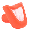 thumbnail image 4 of 2X Funny Chew Sound Squeaky Giggle Big Smile Lips & Teeth Play Toy Red, 4 of 8