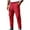 04-Rouge, variante sur Ecqkame Pantalon Cargo pour Hommes Couleur Unie Respirant Léger Pantalon de Randonnée Vêtements de Travail d'Extérieur Pantalon Décontracté avec Poches Bourgogne TTTG
