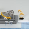 thumbnail image 2 of Manta de punto,Manta de punto decorativa para el hogar,Manta nórdica de estilo rústico,suave y reconfortante,Figura de delfín,Colección de adornos de escritorio con figuras de delfines, 2 of 8
