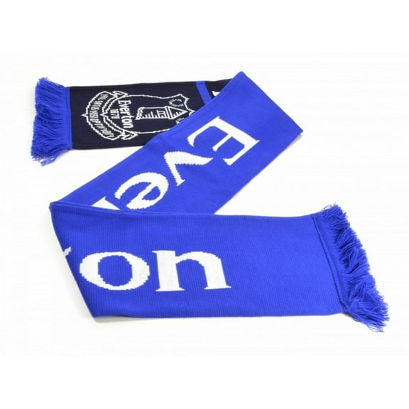 Everton FC Official Soccer Jacquard Nero Scarf