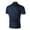 Navy, variant on Sngxgn Shirts for Men - Short Sleeve Casual Polo Shirt(Navy,S)