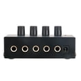 thumbnail image 2 of Tholdsy Amplificador de auriculares portátil, 4 canales, ajustable, bajo nivel de ruido, estudio de grabación, equipo de Control de volumen de Sistemas de cine en casa Enchufe de la UE, 2 of 6