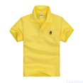 thumbnail image 2 of Fozruso Boys Summer Collared Shirt Kids Short Sleeve School Uniform Casual Basic Classic Fit Shirts, 2 of 4