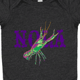 thumbnail image 4 of Inktastic NOLA Mardi Gras Crayfish in Purple Boys or Girls Baby Bodysuit, 4 of 5