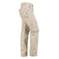 thumbnail image 6 of UVEASISHA Big and Tall Men's Cargo Pants Cotton Casual Multi Pockets Work Pants Outdoor Lightweight Hiking Pants Straight Leg Camping Trousers Sales Today,Beige,5XL, 6 of 7