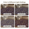 thumbnail image 7 of ODIKA 2'x3' Washable Throw Rug Non-Slip, Low Profile, Flatwoven, Easy Care Vintage Damask Spooky Gothic Scrollwork Motif Ornamental Horror Bat Refined for Hallway, Study Room, 7 of 7