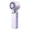 Light Purple, variant on Ice Cold Compress Personal Hand Fan Semiconductor Cooling Neck Fan USB Rechargeable For Travel Commute Workout
