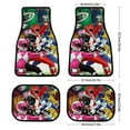 thumbnail image 2 of Power Rangers 4 Pcs Car Floor Mats Universal Fit Floor Mats Front & Rear Liners for Trucks Van SUV Auto, 2 of 8