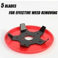 thumbnail image 5 of Weeding Disc for Weedeater, Weeding Disk, Weeder Plate for Trimmer, Weeder Plate Blades Lawn Mower, Multifunctional Lawn Mower Head for Universal Mowers (1Pc), 5 of 8
