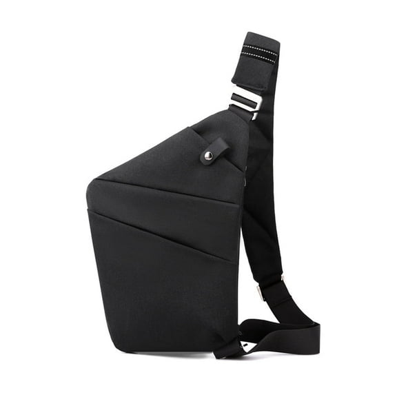 Bopika Sling Bag for Men and Women, Travel, Hiking, Cycling, Black, Anti-Theft