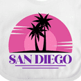 thumbnail image 4 of Inktastic San Diego California Beach Souvenir Girls Baby Bib, 4 of 4