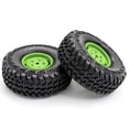 thumbnail image 3 of Car Tires with Wheel Rims Replacement for 110 -4 Axial SCX10 90046 90047 CC10Car, 3 of 6