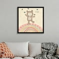thumbnail image 3 of Kids Nursery Art "Rainbow Bear" White Float Framed Canvas - 30x30, 3 of 5
