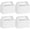 24pcs, 6x3.5x3.5 inch, variant on Gable Boxes For Party Favor  9.5 X 5 5 Inches 25 Pack Large Box With Handles White Gift GooBirthday Wedding Shower Lunch