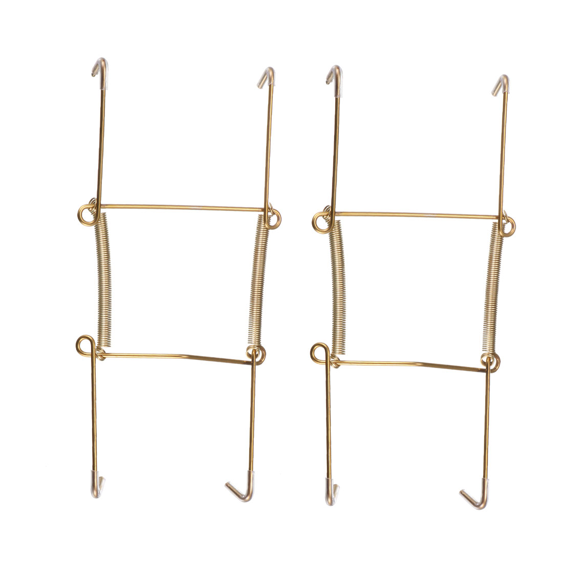 Plate Hanger, 7" U Type Zinc Plated Invisible Wall Decorative Hooks with Tip Protectors, 2 Pcs