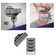 thumbnail image 5 of Razor Cartridge and 8 Blades Cuchilla de afeitar de repuesto de hoja de acero inoxidable para Gillette Mach 3, 5 of 5